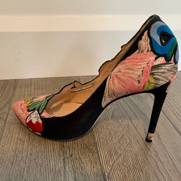 🔴SOLD🔴 Gucci Ophelia embroidered pump 100mm size 36 - Picture 7 of 8